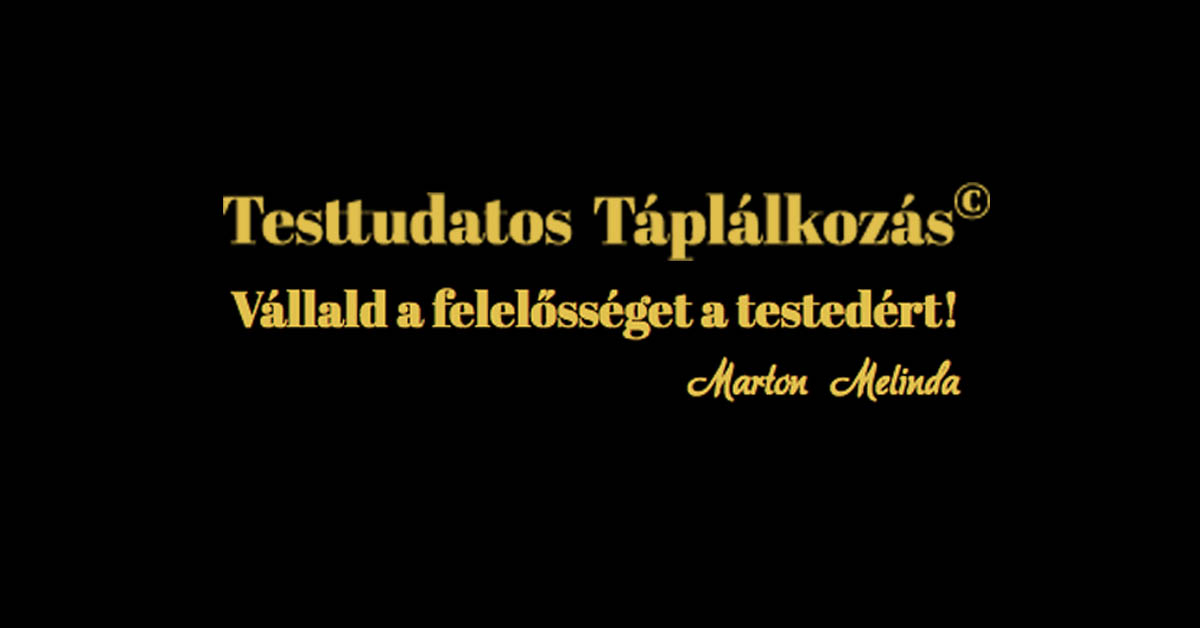 Testtudatos Táplálkozás logo